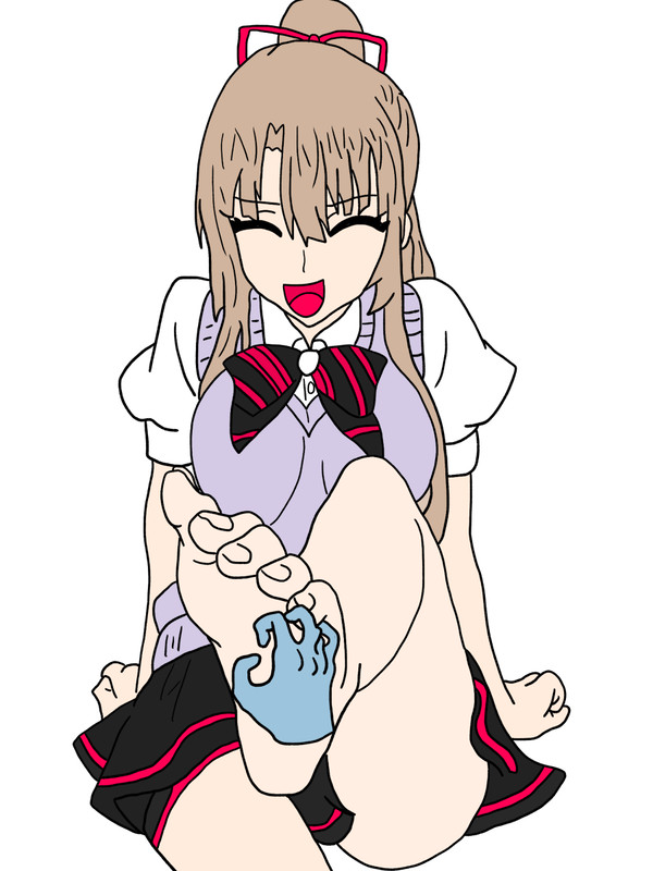足裏くすぐり絵