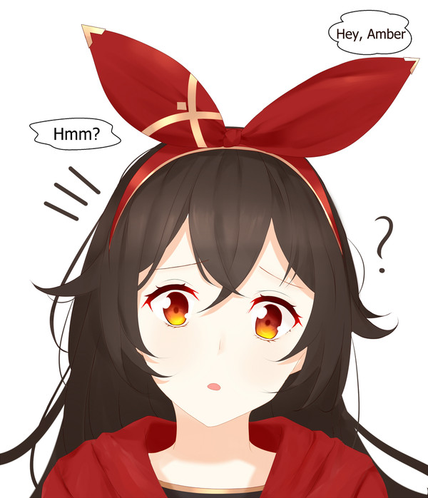Red Burny Girl