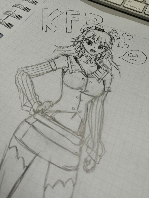 Takanashi Kiara Quick Draw　小鳥遊キア