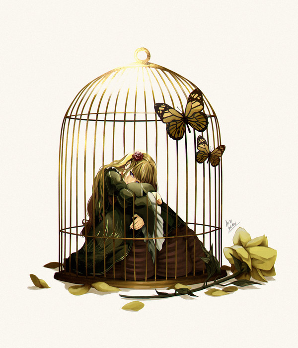 檻の中の鳥