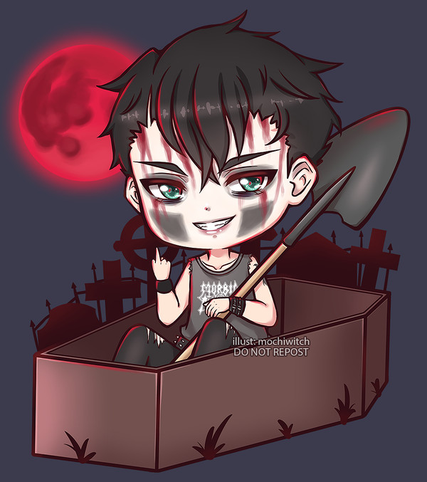 Blood Moon Cemetery - Mary Goore