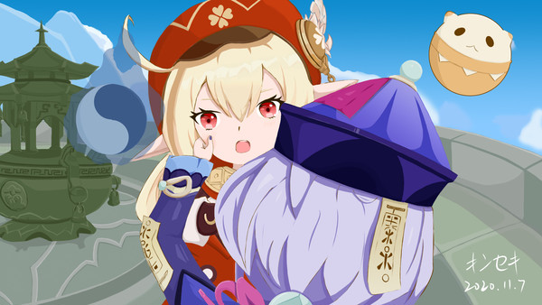 クレーちゃんと七七ちゃん