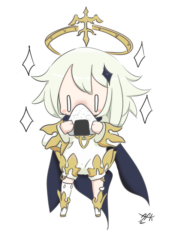 パイモンちゃんにおにぎりあげたい
