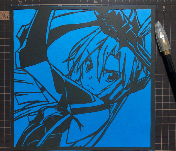 【切り絵】戦姫絶唱シンフォギア 風鳴翼