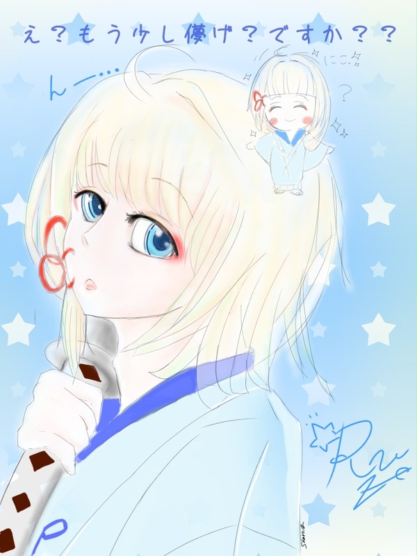 推しに新しい推しの服を着てもらう回