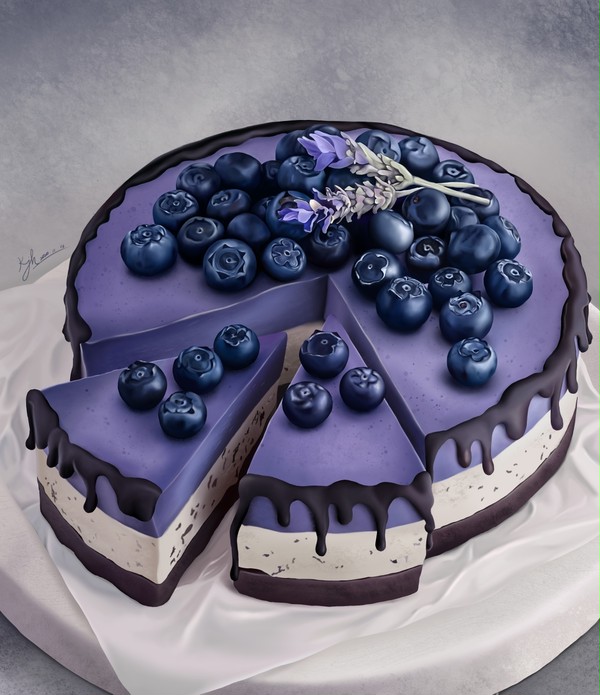 Maqui Berry Cheesecake