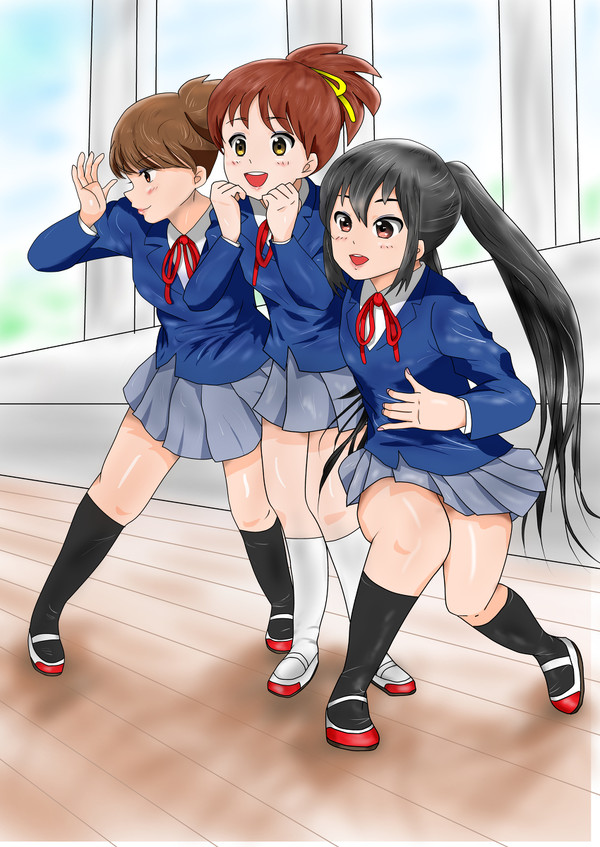 けいおん 三人娘
