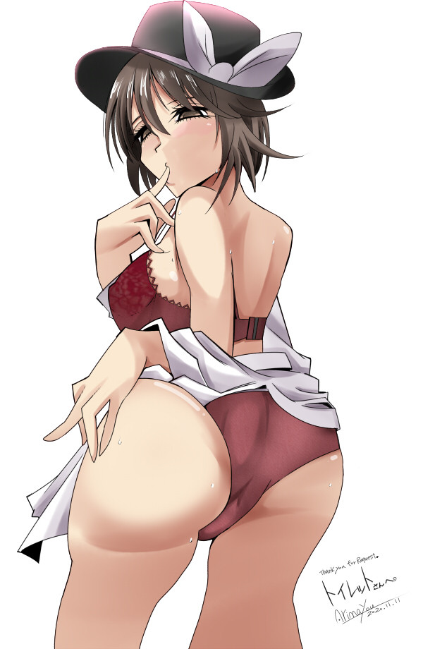 【Skeb】下着姿で誘惑する蓮子ちゃん