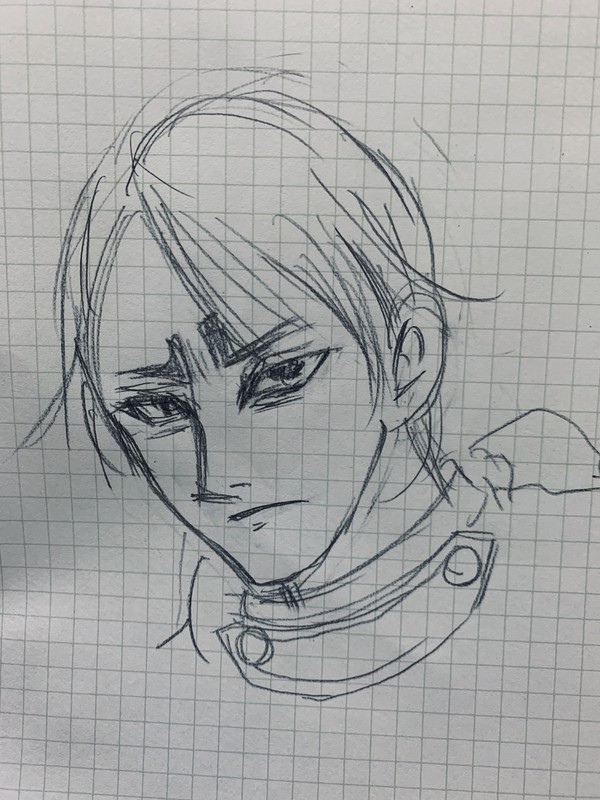 鯉登少尉初描き