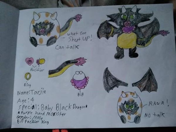 character black dragon tarjie