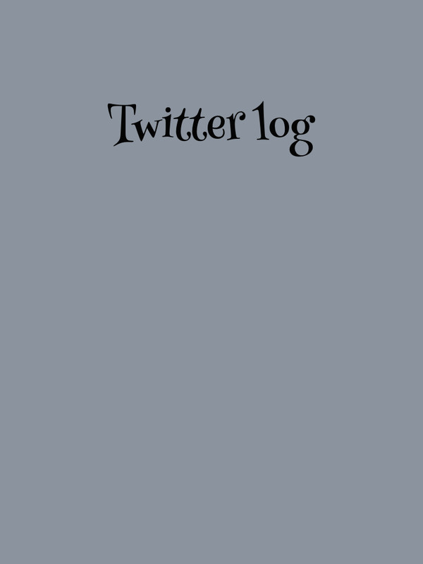 Twitter log