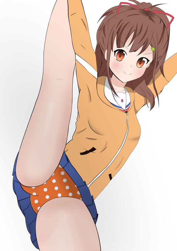 芽依ちゃんI字バランス