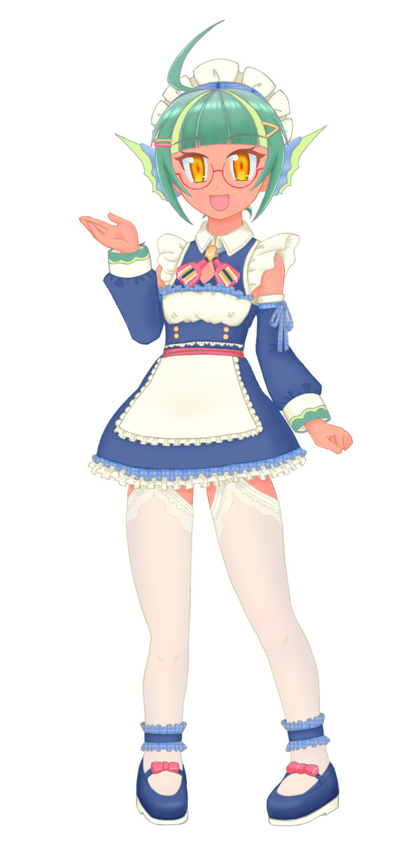 眼鏡メイドさん