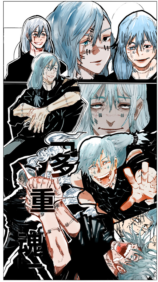 上色的芥见老师的漫画分镜