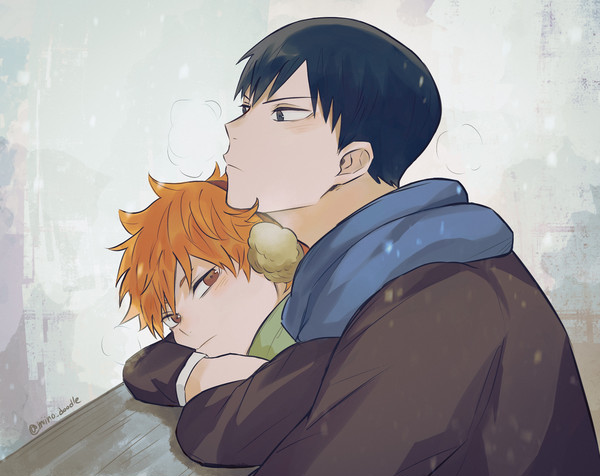 雪が降っている