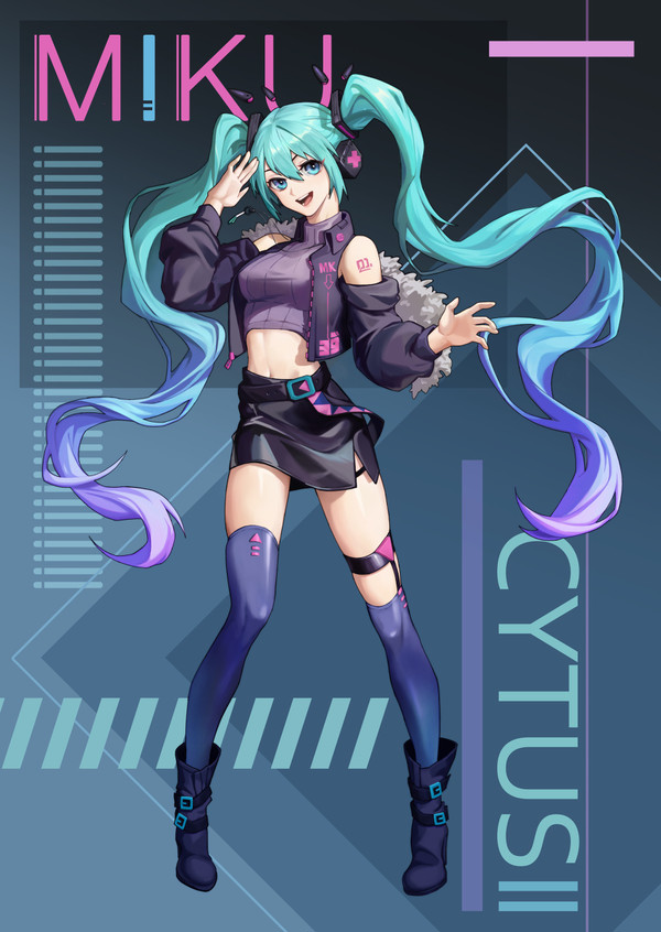 Cytus2初音曲包封面同人