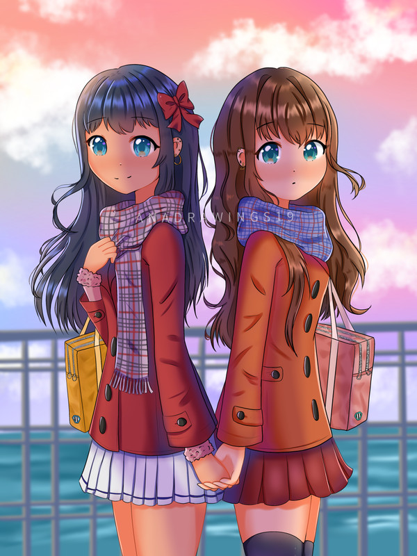 Friends anime drawing