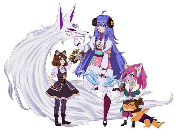 Kindred Annie y Tristana