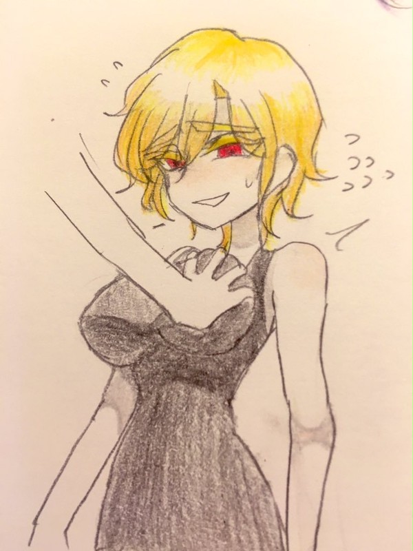 むにゅっ