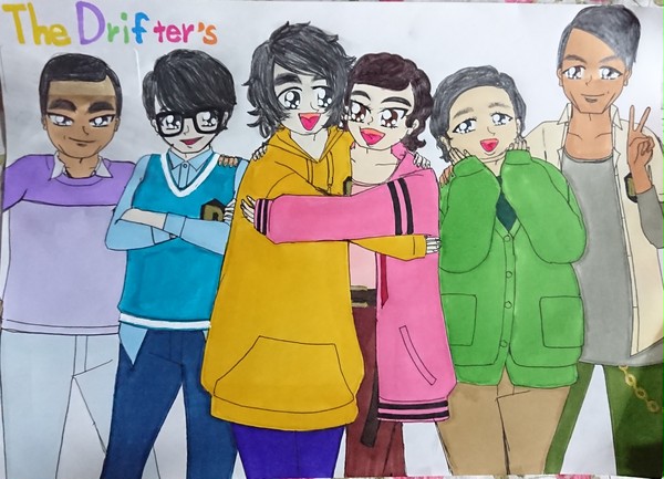 the.drifters 描いてみた