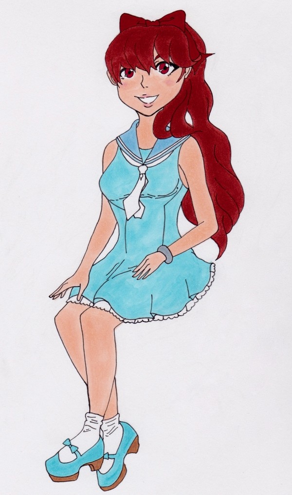 Kasumi cosplaying Rin
