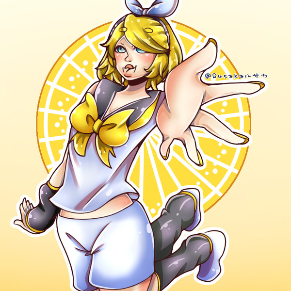 鏡音リン！∩^ω^∩