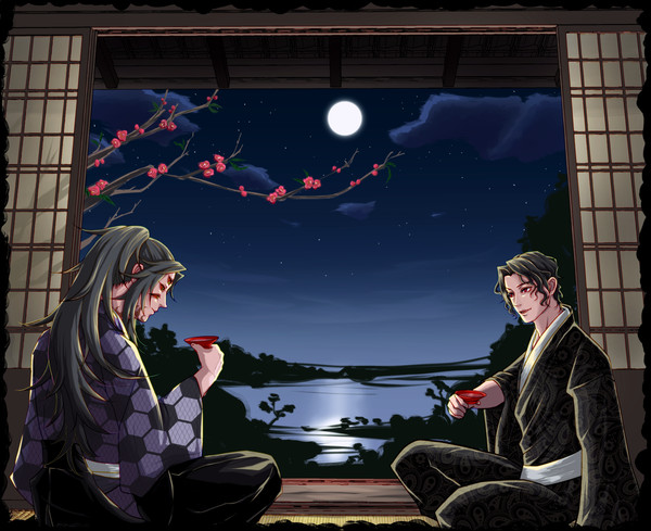 ビジパで月見＆花見