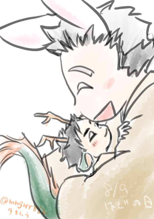 ぼくあか十二支パロ　卯ぼくとさんと辰葦くんの
