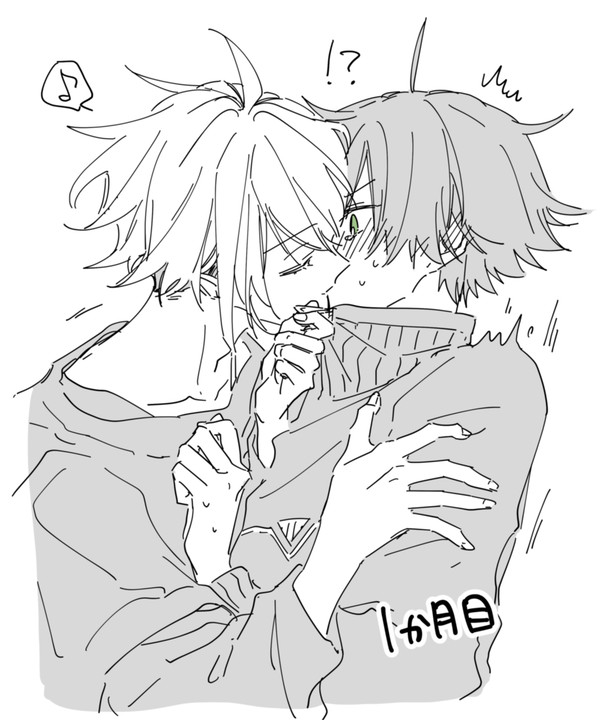 じょうずにキスできるかなチャレンジ【水麿】