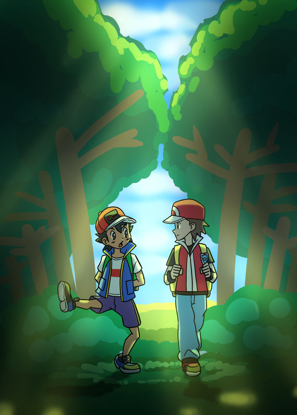 Ash and Red