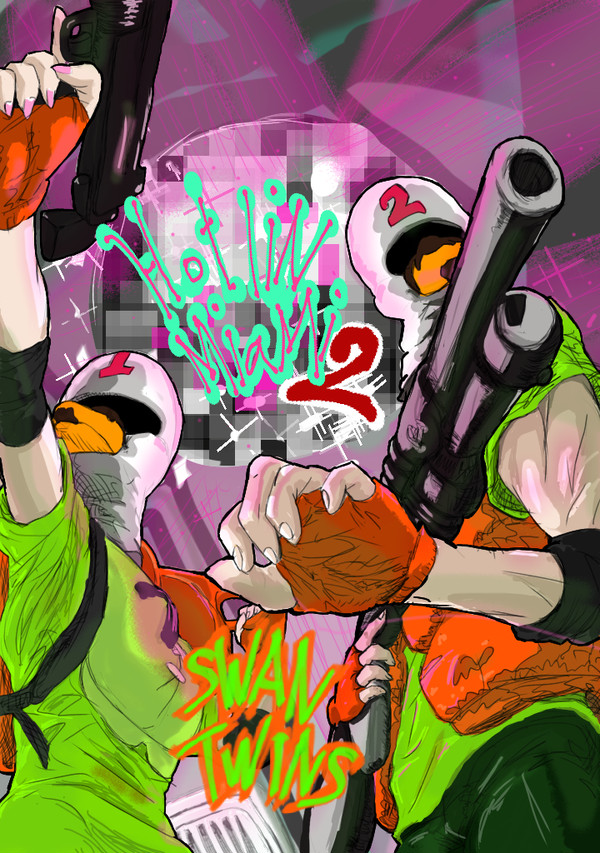 HotlineMiami２のSwanTwins