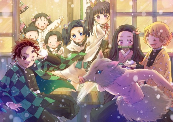 ある雪の日、蝶屋敷にて
