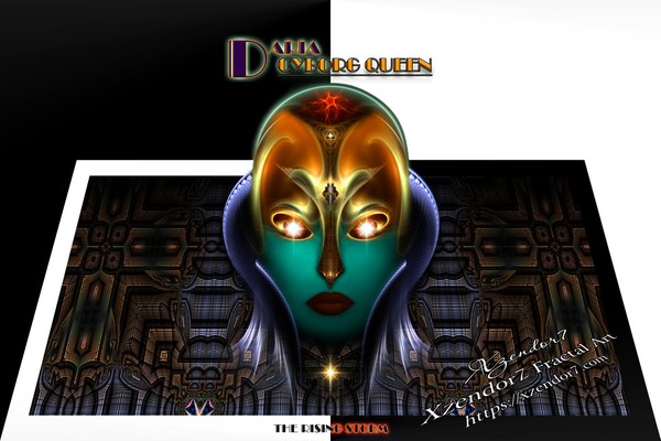Daria Cyborg Queen Tech Fractals