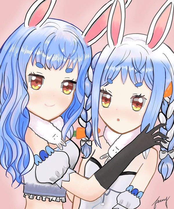 ぺこらとママ