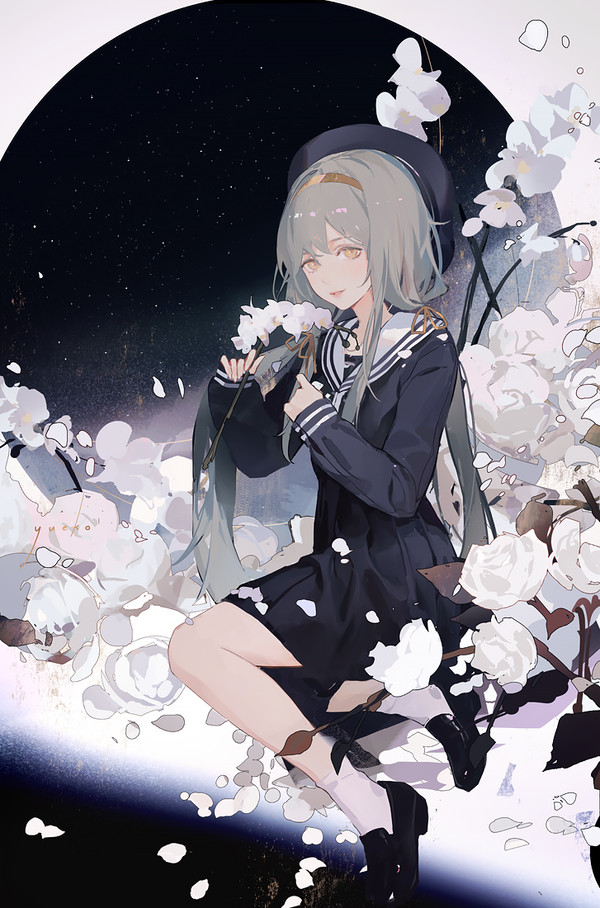 月下の花 - 1/1