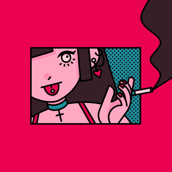地雷ちゃん　×    量産型ちゃん