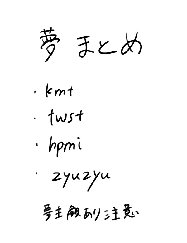 夢絵まとめ