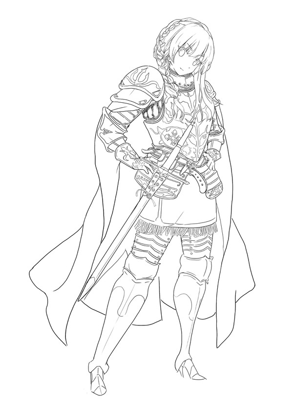 女騎士