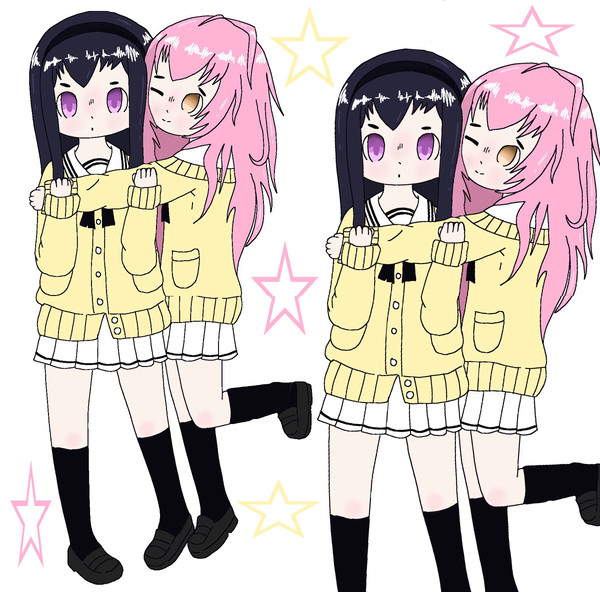 me and you and her