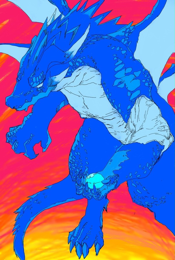 模写：暴風竜ヴェルドラ