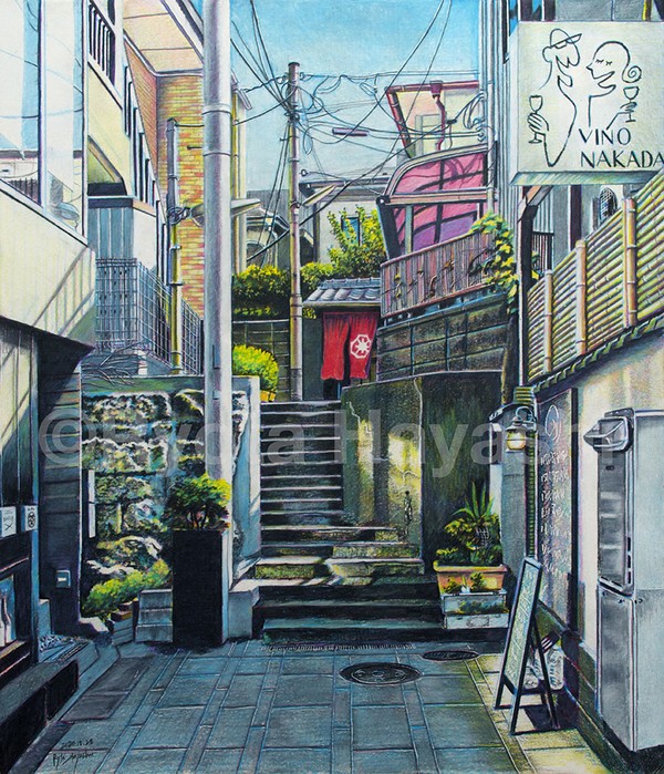 風通う路地 新宿区神楽坂