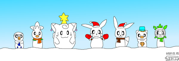 ポケモン 雪だるま