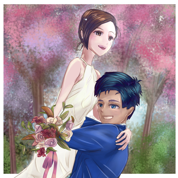 桜のウェディング