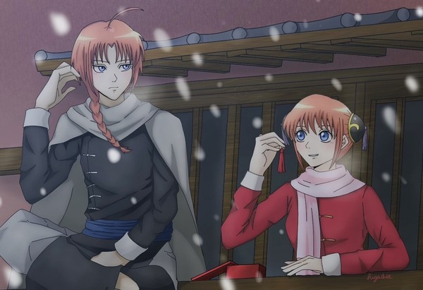 クリスマス夜の夜兎兄妹