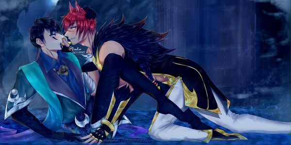 Sett and Aphelios