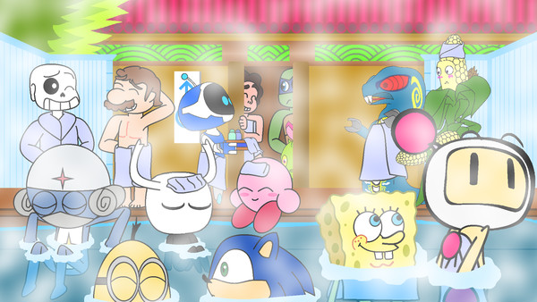 Boys' Night in Hot Spring