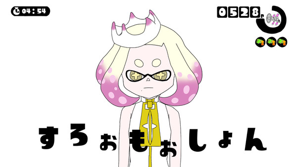 手描きSplatoon2 ヒメセンパイで「すろぉもぉしょん」