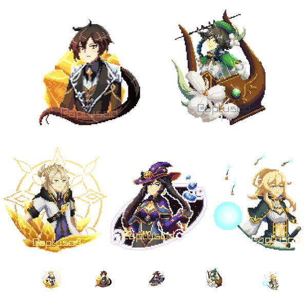 原神ドット絵 LOG