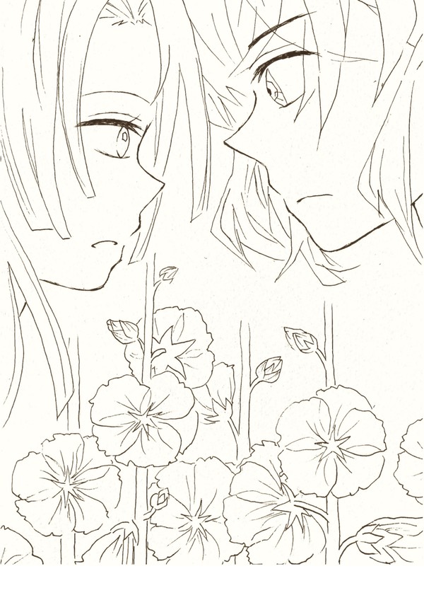 伊アオ塗り絵