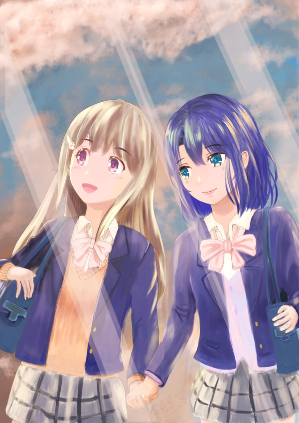 しまむら、髪の色が昔みたいだ